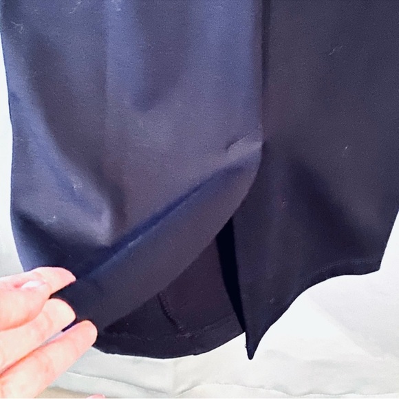 Unique Vintage 60’s Presley Navy Midi Dress - Picture 12 of 15